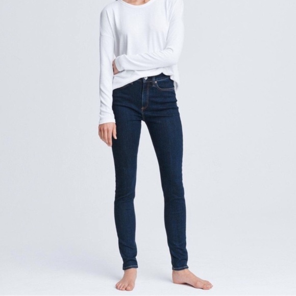 Rag & Bone High Rise Skinny Jeans - Picture 1 of 16